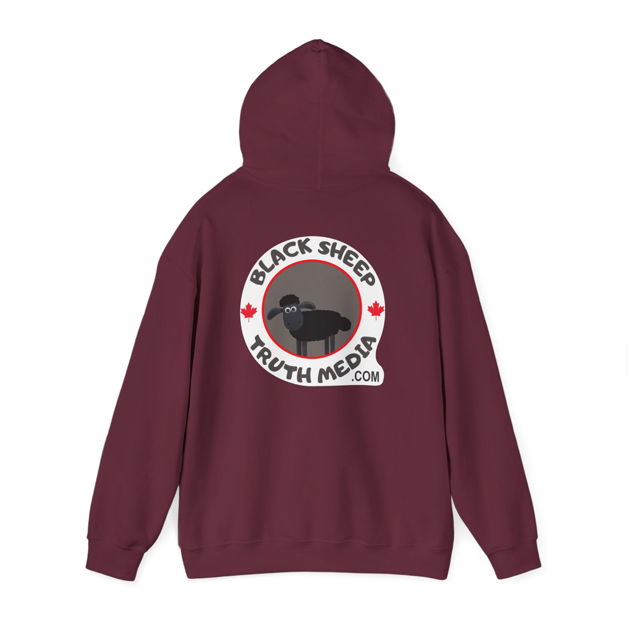 World Homicide Organization Hoodie — Black Sheep Truth Media Logo Pullover - Image 11