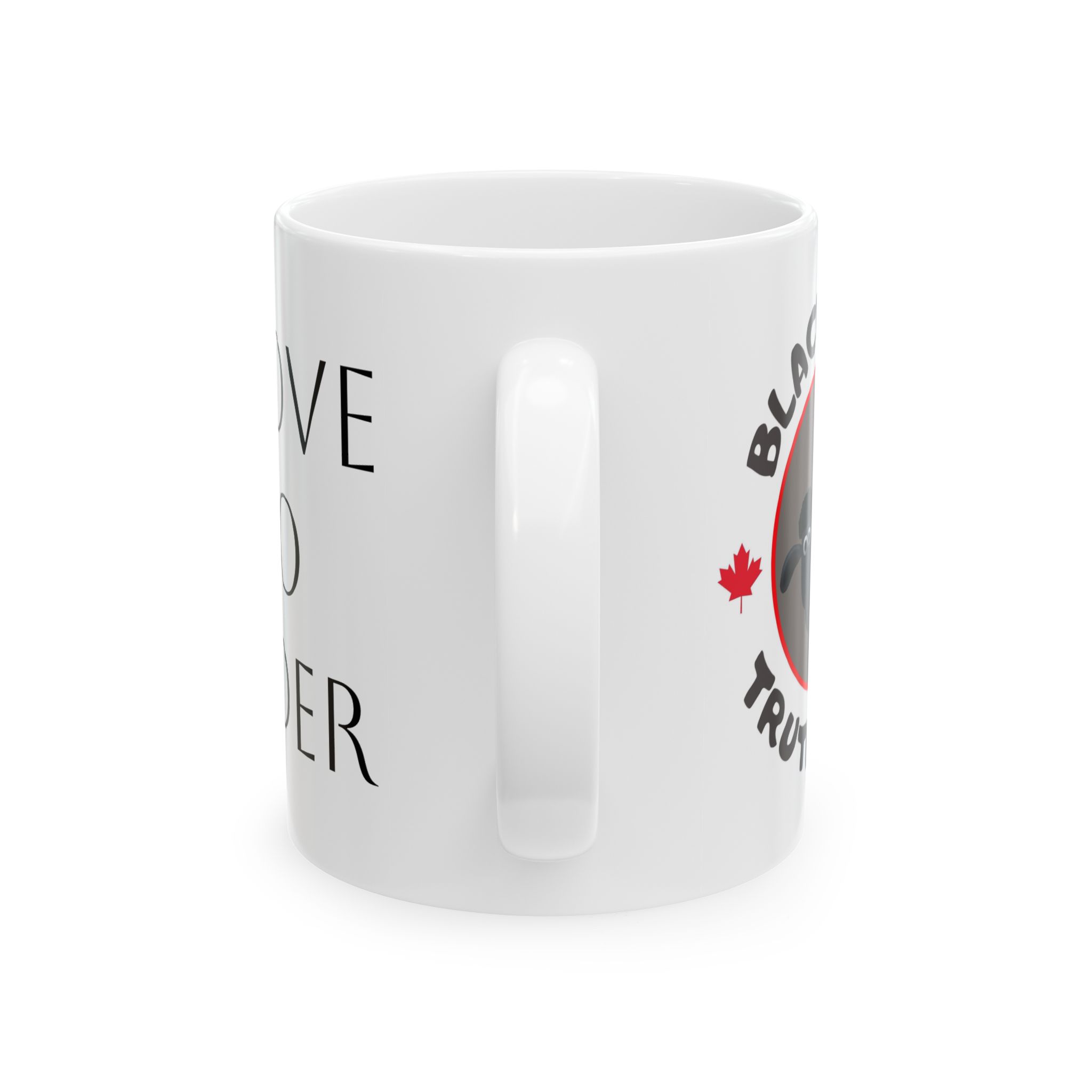 Ceramic Mug — "Much Love and NO Surrender" Coffee Mug - Image 2