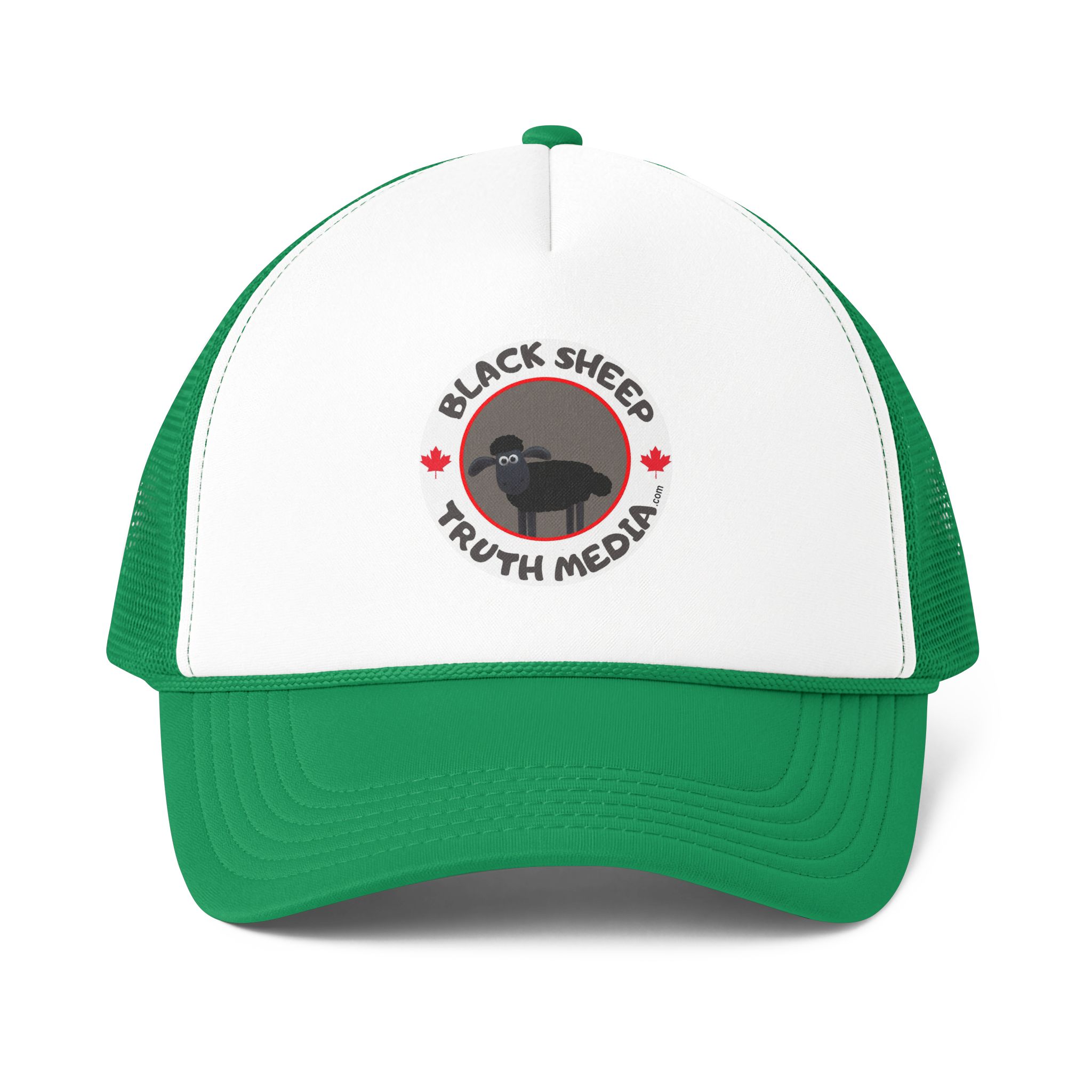 Trucker Cap — Black Sheep Truth Media Logo Foam Mesh-Back Hat