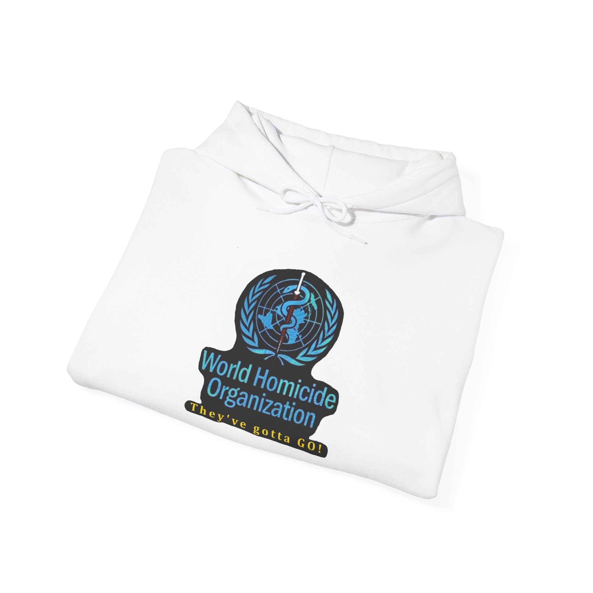 World Homicide Organization Hoodie — Black Sheep Truth Media Logo Pullover - Image 4