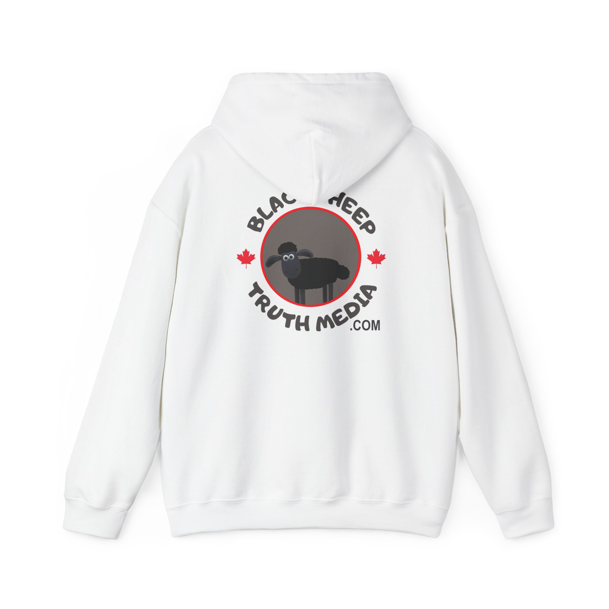 World Homicide Organization Hoodie — Black Sheep Truth Media Logo Pullover - Image 2
