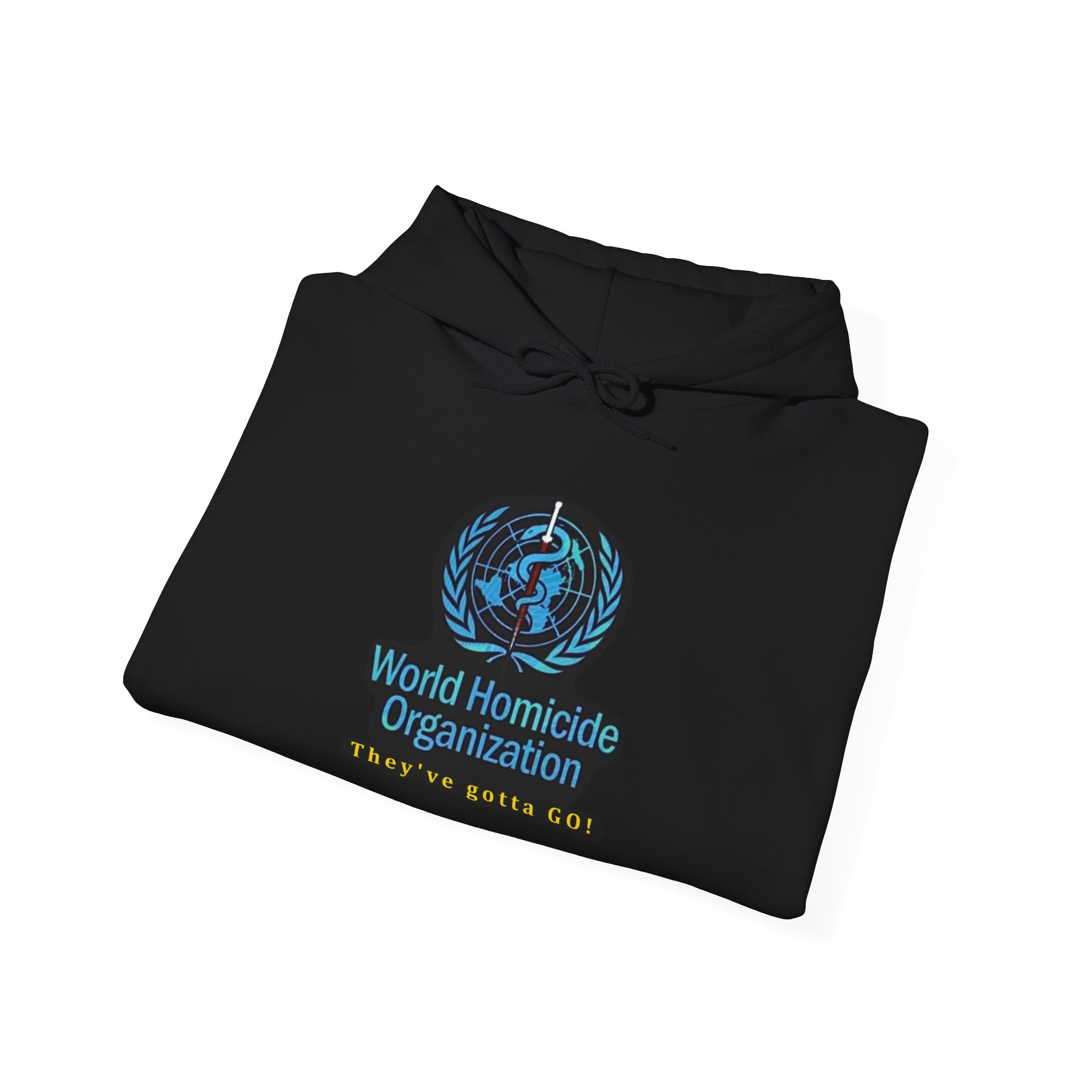 World Homicide Organization Hoodie — Black Sheep Truth Media Logo Pullover - Image 8